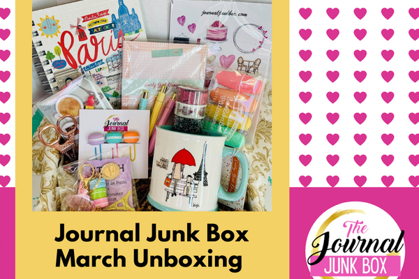 March Journal Junk Box Unboxing & Review by Reviews With Sue!