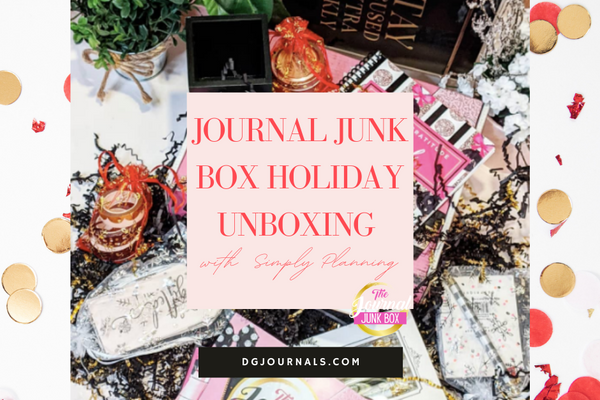 Journal Junk Box Holiday Unboxing with Twyla of Simply Planning