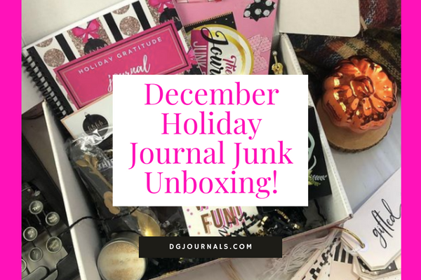 December Holiday Journal Junk Unboxing with @laughingwithoutanaccent