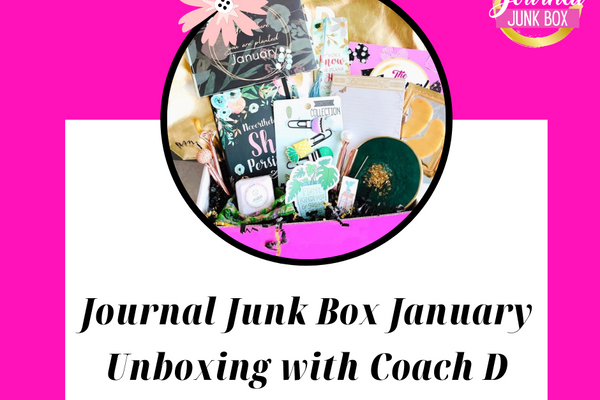 Journal Junk Box January Unboxing with Coach D!