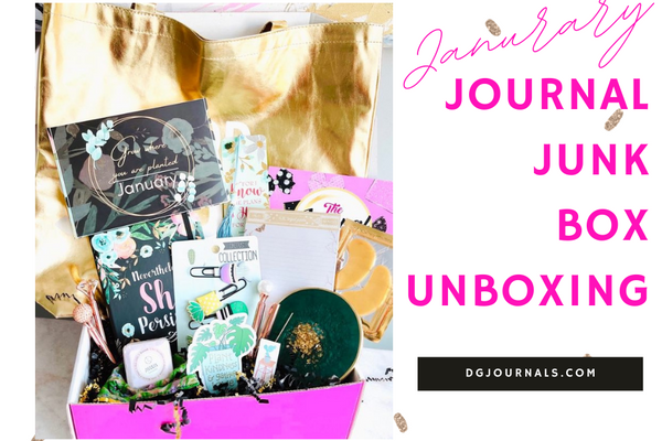 January Journal Junk Box Unboxing & Review by Reviews With Sue!