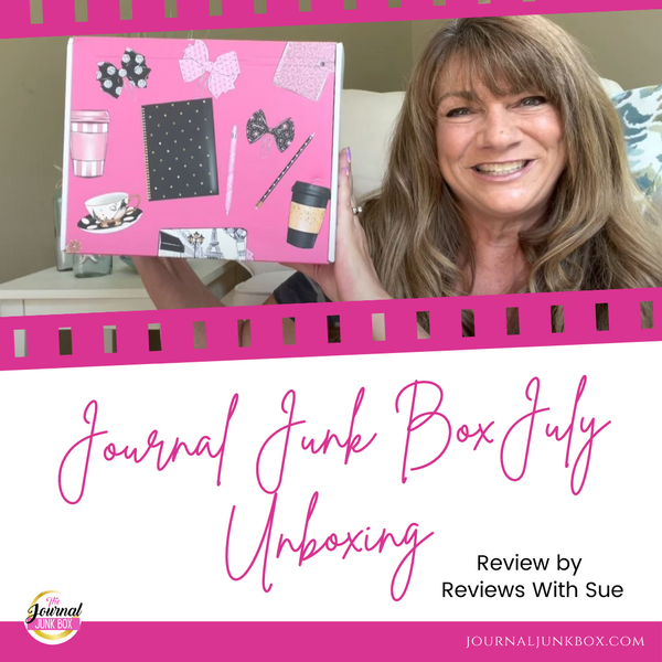 July Journal Junk Box Unboxing & Review by Reviews With Sue