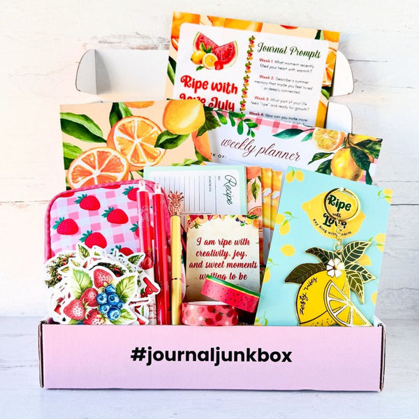 Journal Junk Box July: Ripe with Love – DG Journals