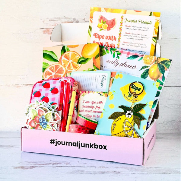 Journal Junk Box July: Ripe with Love – DG Journals