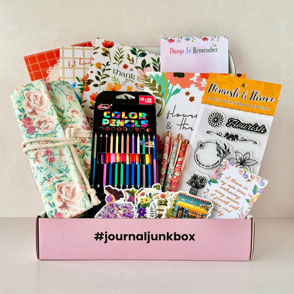 Journal Junk Box May: Floral and Thrive – DG Journals