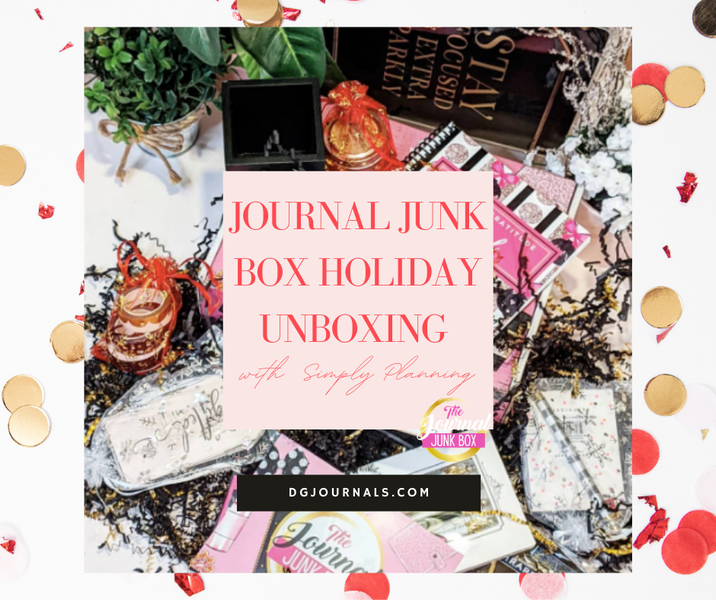 Journal Junk Box Holiday Unboxing with Twyla of Simply Planning