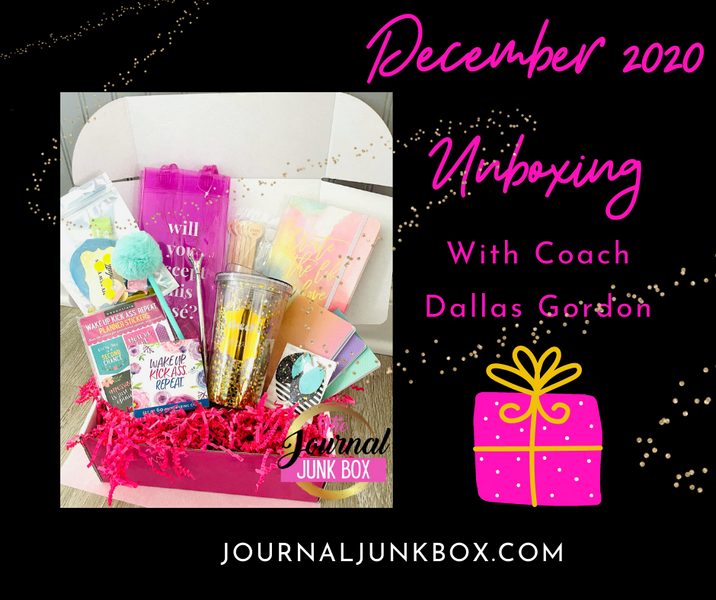 Journal Junk Box December 2020 Unboxing