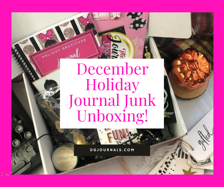 December Holiday Journal Junk Unboxing with @laughingwithoutanaccent