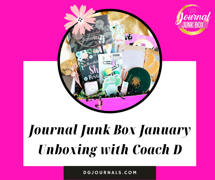 Journal Junk Box January Unboxing with Coach D!