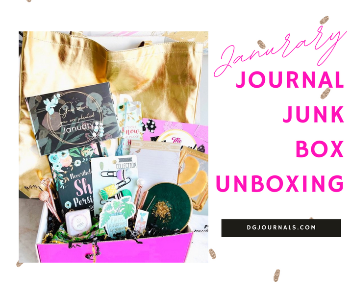 January Journal Junk Box Unboxing & Review by Reviews With Sue!