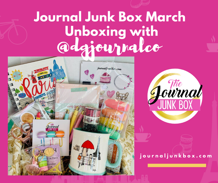 Journal Junk Box March Unboxing