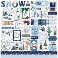 Baby It's Cold Cardstock Stickers 12 x 12