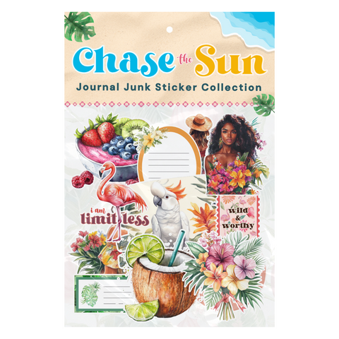 Chase The Sun Sticker Pack by Journal Junk - 50 Pcs
