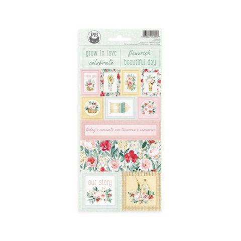 Bright & Flowery Cardstock Stickers
