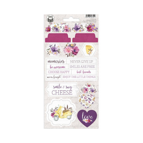 Calm Vibes Chipboard Stickers