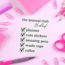 Load image into Gallery viewer, The Journal Club Kiss-Cut Stickers
