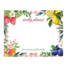 Citrus Bloom Desk Planner by Journal Junk