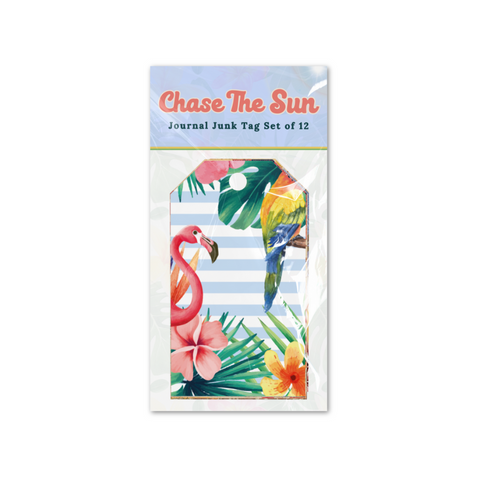 Chase the Sun Tag Set of 12 by Journal Junk
