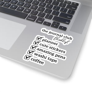 The Journal Club Kiss-Cut Stickers