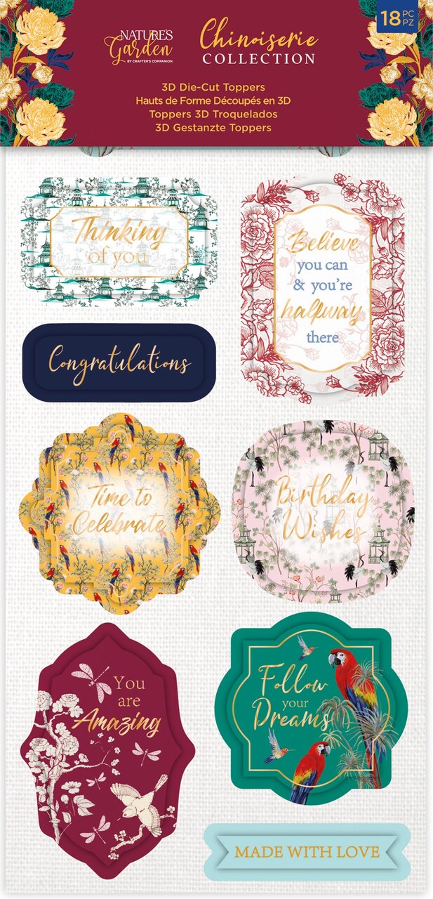 Garden Bliss Die Cut Toppers