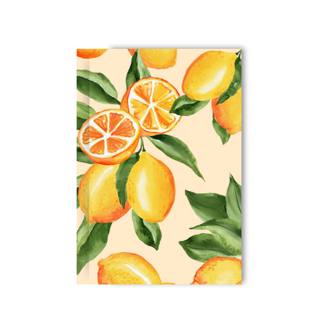 Citrus Bloom Hardcover Journal by Journal Junk
