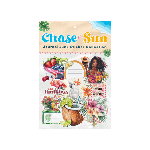 Chase The Sun Sticker Pack by Journal Junk - 50 Pcs