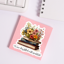 Filled with Gratitude Die-Cut Sticker