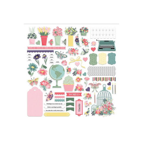 Captured Moments Card Kit Stickers - 12