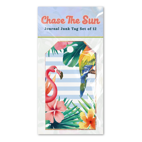 Chase the Sun Tag Set of 12 by Journal Junk