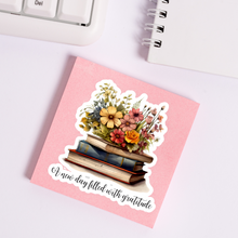 Load image into Gallery viewer, Filled with Gratitude Kiss-Cut Stickers
