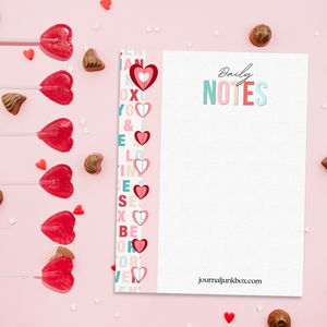 Daily Hearts Notepad