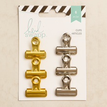 Clip It Good Silver & Gold Mini Clips (6 Piece Pack)