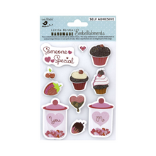 Delightfully Sweet Adhesive Embellishments Pack