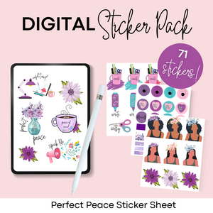 Perfect Peace Digital Sticker Pack (Immediate Download)