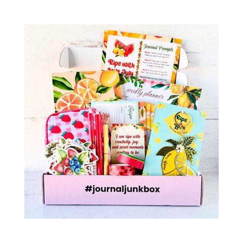 Journal Junk Box April: Mindful Munchies – DG Journals Journal Junk Box April: Mindful Munchies – DG Journals