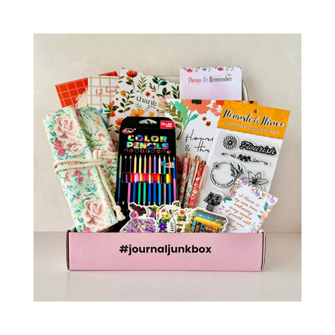 Journal Junk Box May: Floral and Thrive