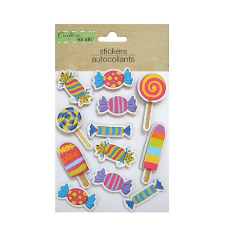 3D So Sweet Candy Sticker Embellishments