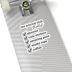 The Journal Club Kiss-Cut Stickers