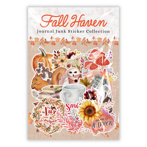 Fall Haven Sticker Collection of 50 By Journal Junk
