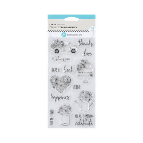 Pretty Petals Clear Stamps