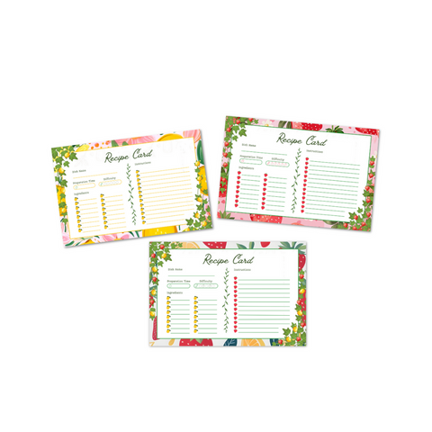 Recipe Card Set of 12