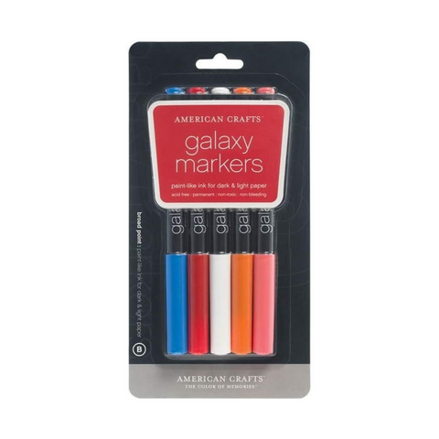 Assorted Craft Markers - 5 pcs (Slick writers/Metallic/Galaxy chosen at random)