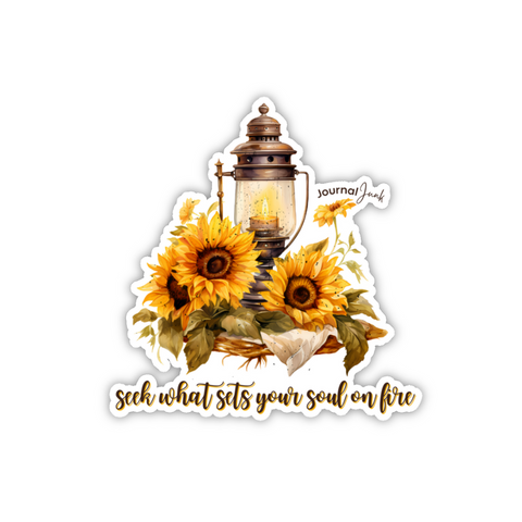 Soul on Fire Die-Cut Sticker