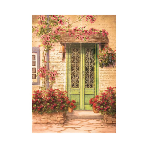 Rustic Doors A4 Decoupage Paper (2-Pack)