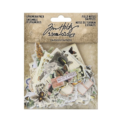 Wander & Write Ephemera Snippets - 134 Pcs