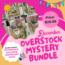 Load image into Gallery viewer, December Overstock Journal &amp; Stationery Bundle
