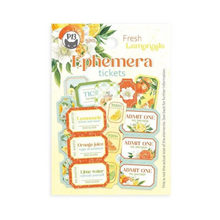 Squeeze the Day Ephemera Cardstock Die-cut Tickets 9/Pkg