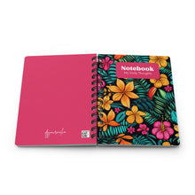 Load image into Gallery viewer, Preview Book: Daily Thoughts Flowers Spiral Bound Journal
