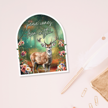Woodland Deer Die-Cut Sticker