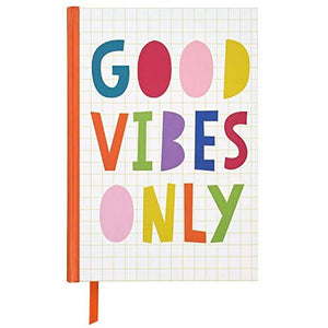 Colorful Good Vibes Only Journal